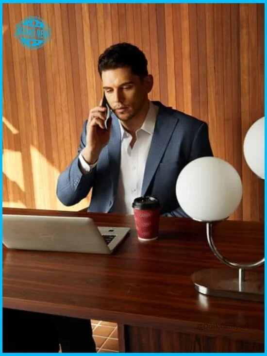 Slim Fit Plaid Suit Set Business Casual Blazer Pants Formal Wedding Office - Picture 4 of 7